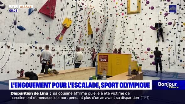 Alsace: l'engouement pour l'escalade, sport olympique