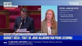 Budget: Violette Spillebout, députée Ensemble, espère que le vote "soit un signe de plus de stabilité"