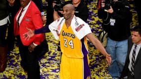 Kobe Bryant après son dernier match NBA
