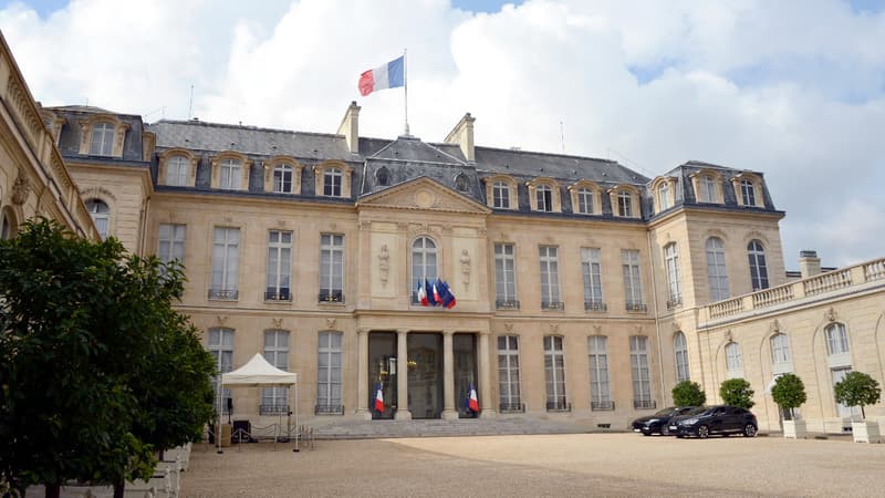 Le palais de l'Elysée en septembre 2013