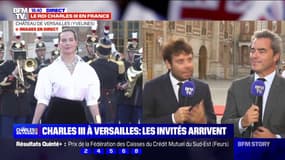 Versailles: l'actrice Carole Bouquet présente pour le dîner d'État en l'honneur de Charles III