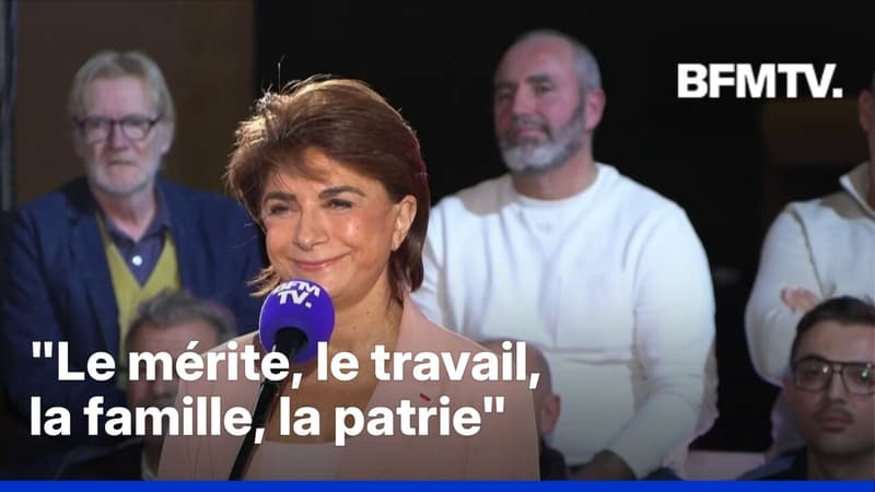 Municipales à Marseille: Martine Vassal (LR) a pour valeurs "le mérite, le travail, la famille, la patrie"