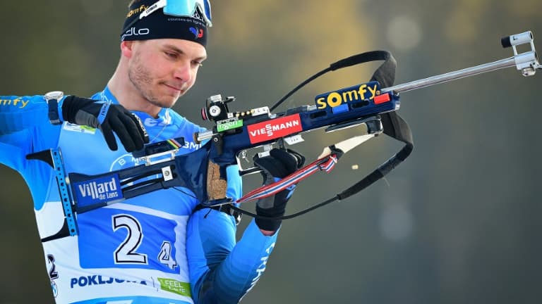 Emilien Jacquelin partira en 2e place lors de la poursuite.