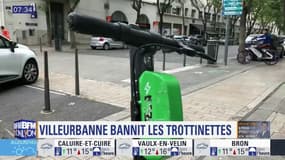Villeurbanne bannit les trottinettes en libre-service, les opérateurs forcés d'enlever leurs engins des trottoirs