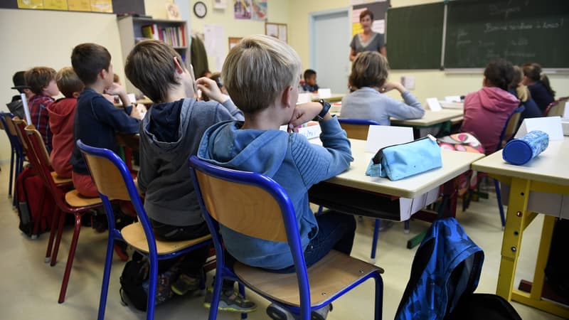 Dans une école de Quimper, le 4 septembre 2017. (photo d'illustration)