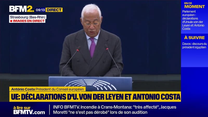 Mercosur: "Un accord décisif d'un point de vue géopolitique", déclare António Costa, président du Conseil européen