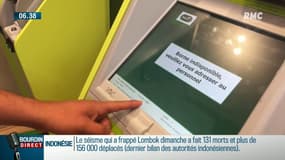 Une borne PMU en panne