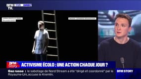 Activisme écolo: "Le but est d'embêter pour alerter, pour forcer les gens à réagir", explique ce militant