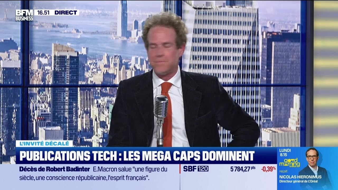Jean Edwin Rhea L'invité décalé : publications tech, les mega caps dominent - 09/02