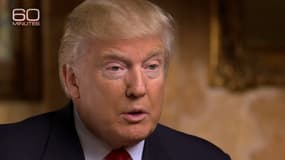 Donald Trump lors de son intervention dans l'émission 60 Minutes.