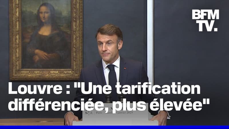 La Joconde, tarifs, nouvelles salles...Le discours d'Emmanuel Macron au Louvre en intégralité