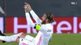 La réaction de Ramos après le raté de Vinicius