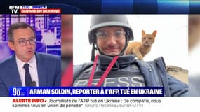 Journaliste de l'AFP tué en Ukraine : "Je compatis, nous sommes tous en union de pensée", Bruno Retailleau - 09/05