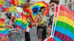 La Gaypride dans les rues de Paris, le 24 juin 2017