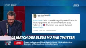 #Magnien, la chronique des réseaux sociaux : Le match des Bleus vu par Twitter - 24/06
