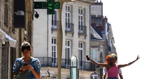 Le centre-ville de Nantes (Loire-Atlantique) le 19 juin 2025.