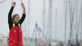 Violette Dorange le 10 novembre 2024 aux Sables-d'Olonne (Vendée)