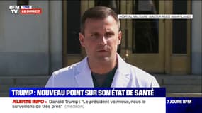 Sean Dooley (médecin): Donald Trump "n'a plus de fièvre, plus de problème respiratoire, ses signes vitaux sont stables"