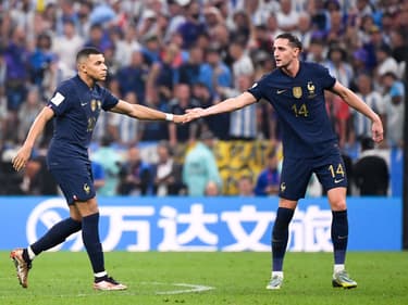 Kylian Mbappé et Adrien Rabiot