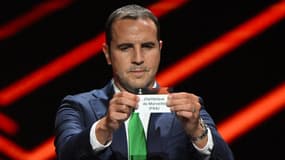 L'ancien joueur irlandais John O'Shea tire l'Olympique de Marseille au sort en Ligue Europa, septembre 2023