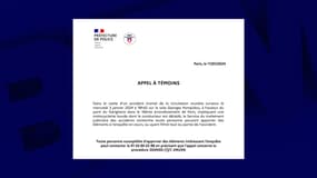 La préfecture de police de Paris a lancé un appel à témoins après la mort d'un motard le mercredi 3 janvier dernier dans le 16e arrondissement de Paris. 