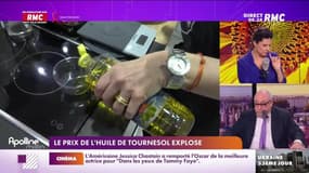 L’info éco/conso du jour d’Emmanuel Lechypre : Le prix de l’huile tournesol explose - 28/03