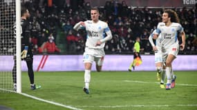 Arek Milik, buteur lors de Metz-OM le 13 février 2022