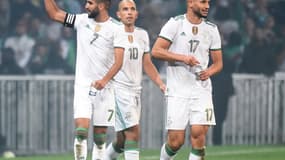 Mahrez et ses partenaires en 2019