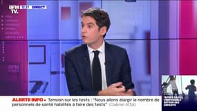 Gabriel Attal sur les masques FFP2: "On attend de voir ce que nous dira le Haut Conseil de la santé publique et on appliquera ses recommandations"