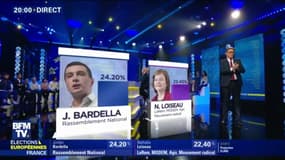 Élections européennes: Le Rassemblement National en tête à 20h avec 24,20% des voix