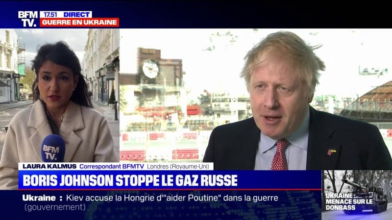 Boris Johnson met fin à l'importation de gaz russe au Royaume-Uni