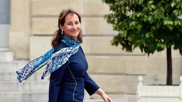 Ségolène Royal, ici devant l'Elysée.