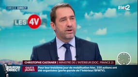 "Gilets jaunes": le ministre de l'Intérieur, Christophe Castaner dénonce "une dérive totale" et une "radicalisation"