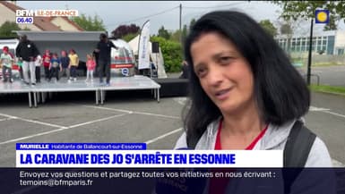 Essonne: la caravane des Jeux olympiques de passage à Ballancourt