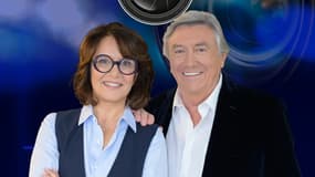 Carole Rousseau et Jacques Legros aux manettes de l'émission "Plein les yeux", sur RMC Story. 
