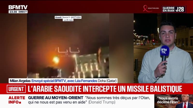 Guerre au Moyen-Orient: l'Arabie saoudite dit avoir intercepté un missile balistique visant la région de Ryad