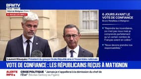 Crise politique: Laurent Wauquiez (LR) souhaite "Plus d'économies, mais moins d'augmentations d'impôts déguisées" 