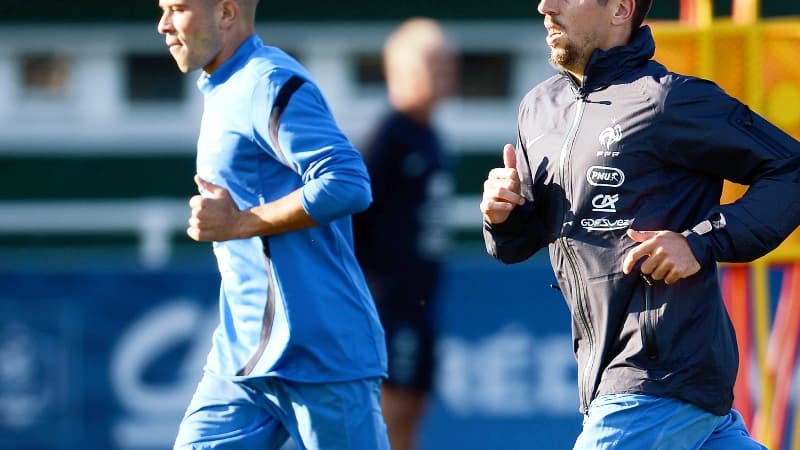 Christophe Jallet et Franck Ribéry