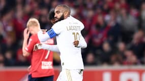 Alexandre Lacazette lors de Lille-Lyon, le 6 mai 2024