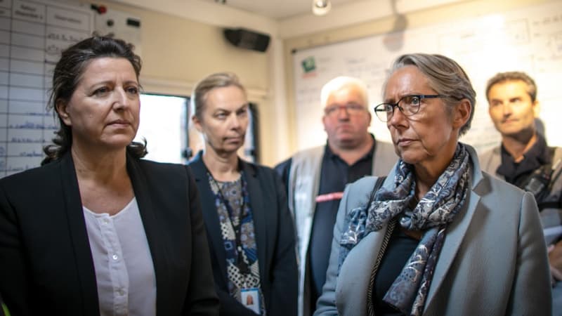 Les ministres de la Santé et de la Transition écologique, Agnès Buzyn et Elisabeth Borne, le 27 septembre 2019 à Rouen