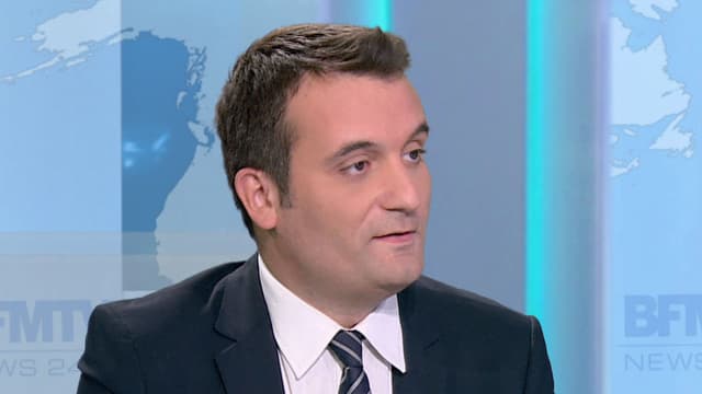 Le vice-président du FN Florian Philippot était l'invité de BFMTV lundi 12 octobre.