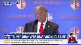 "M.Kim a déclaré s'engager de manière ferme en faveur d'une dénucléarisation", déclare Trump