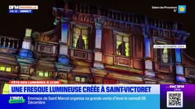 Fête des lumières à Lyon. Une fresque lumineuse créée à Saint-Victoret. 