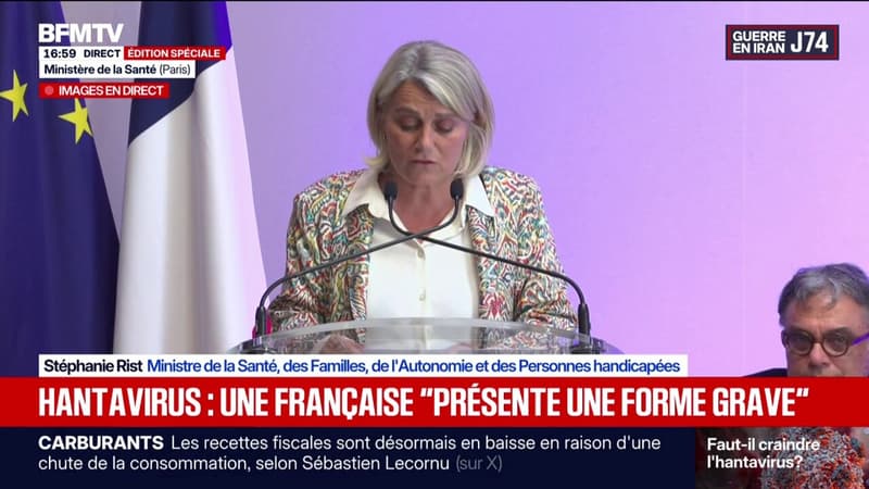 "Une Française présente une forme grave de l'hantavirus", explique la ministre de la Santé