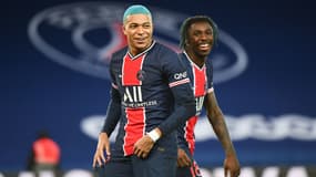 Kylian Mbappé et Moise Kean, le 16 décembre 2020