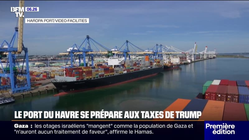 Les droits de douane imposés par Donald Trump menacent le port du Havre