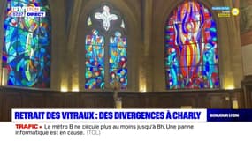 Retrait des vitraux: des divergences à Charly