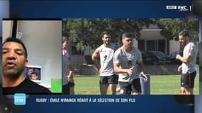 Rugby: Émile Ntamack réagit à la sélection de son fils