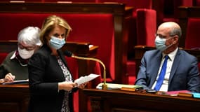 Brigitte Bourguignon à l'Assemblée nationale, à Paris le 27 octobre 2020



 October 27, 2020.