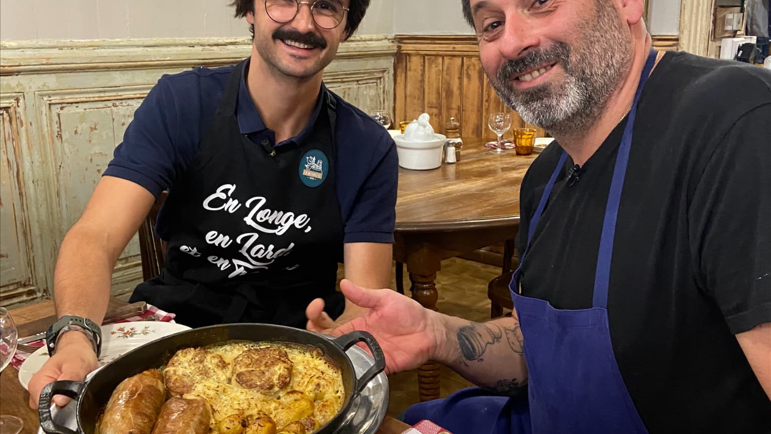 Arthur Blet et Olivier Canal, du bouchon lyonnais La Meunière.